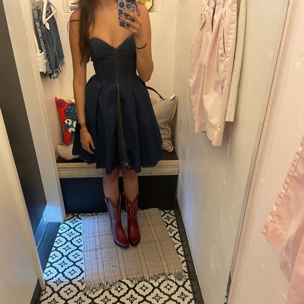 ONE OF A KIND custom DKNY denim dress
